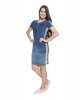 Vestido Denim Tubinho Nítido 