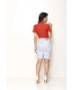 Saia Jeans com Rebites Laura Rosa