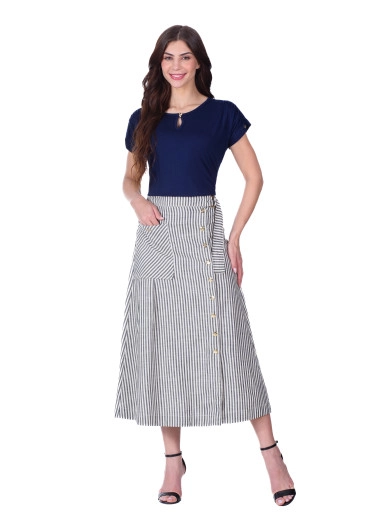 Blusa Maura Em Malha Azul Marinho Hapuk Primavera/Verão 2026