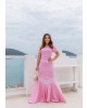 Vestido Longo Rosa Joyaly