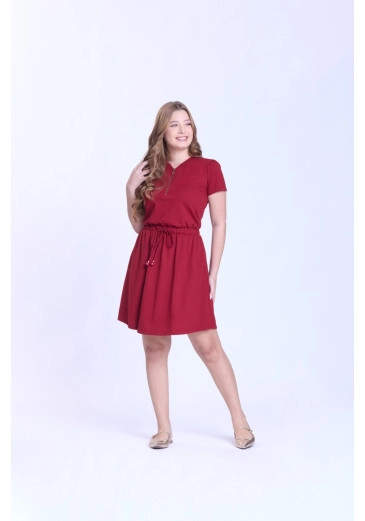Vestido Debora Em Malha Maquinetada Bordo Hapuk Outono/Inverno 2026