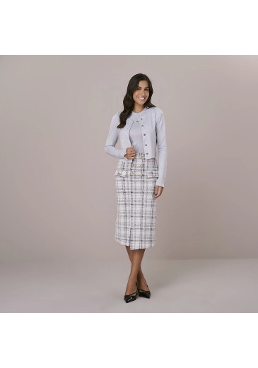 Saia Marlene Bicolor Tata Martello Outono/Inverno 2025
