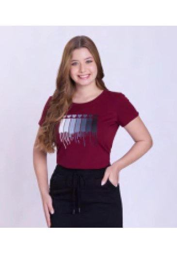 Blusa Rosa Em Malha Bordo Hapuk Outono/Inverno 2026