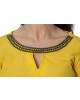 Conjunto Bordado Amarelo Hapuk 