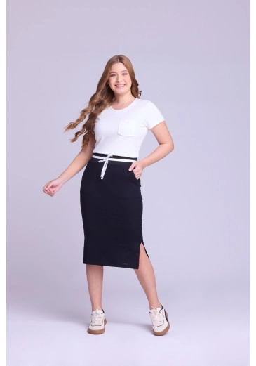 Blusa Jaci Em Malha Suedine Off White Hapuk Primavera/Verão 2026