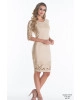 Vestido Via Caruso Bandagem Dourado 51076