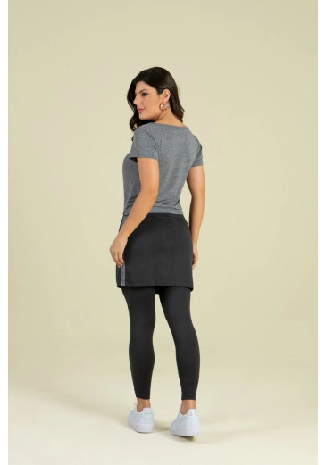 Conjunto Fitness Em Poliamida Com Elastano Preto Hadaza Alto Verão 2024
