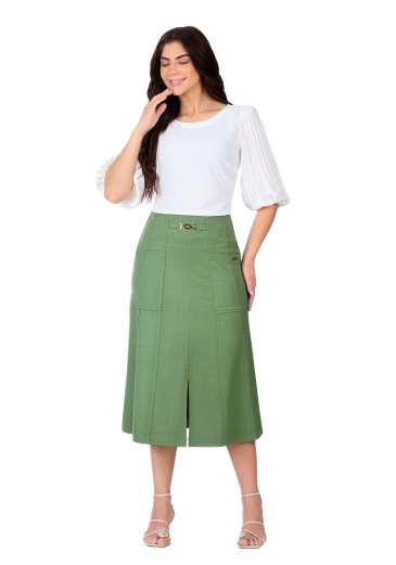 Blusa Sigrid Em Tecido Plano Off White Hapuk Primavera/Verão 2026