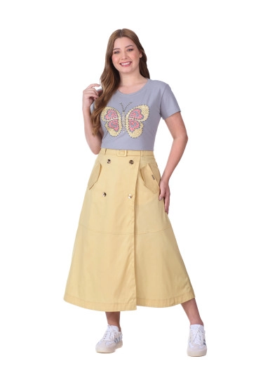 Blusa Isadora Em Malha Cinza Hapuk Primavera/Verão 2026