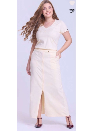 Saia Cloe Em Moletinho Off Hapuk Outono/Inverno 2026