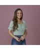 Blusa Chiffon Verde Tatá Martello