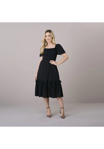 Vestido Mariana Preto De Laise Tatá Martello Outono/Inverno 2025