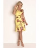 Vestido Fasciniu's Estampado Amarelo 11232