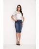 Saia Jeans Classic Laura Rosa