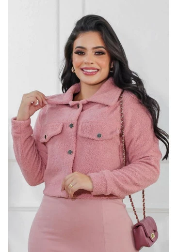 Casaquinho Yasmim Rosê Maria Amore Outono/Inverno 2025