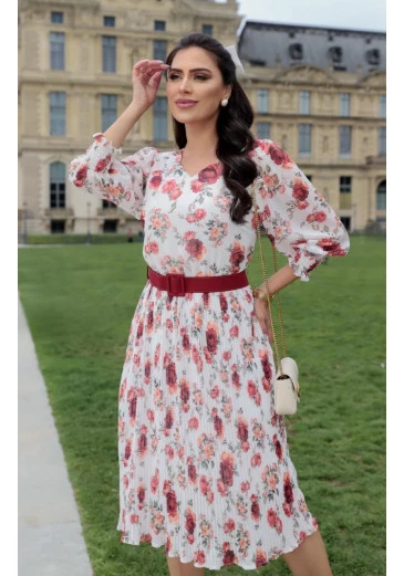 Vestido Zuleica Em Crepe Maria Amore Outono/Inverno 2025