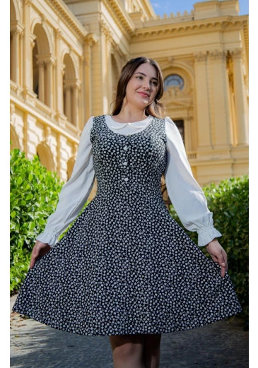 Salopete Em Malha Premium Maria Amore Outono/Inverno 2025