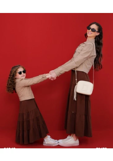 Jaqueta Angelica Em Jeans Color Caqui Hapuk  Outono/Inverno 2025