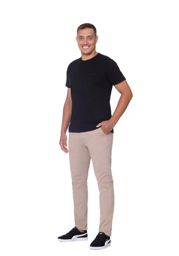 Camiseta Miguel Em Malha Pima Preta Hapuk Outono/Inverno 2025