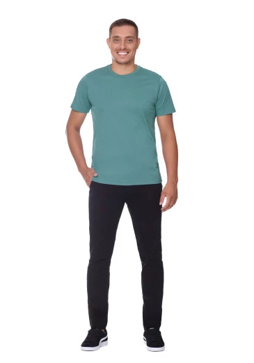 Camiseta Miguel Em Malha Pima Verde Hapuk Outono/Inverno 2025