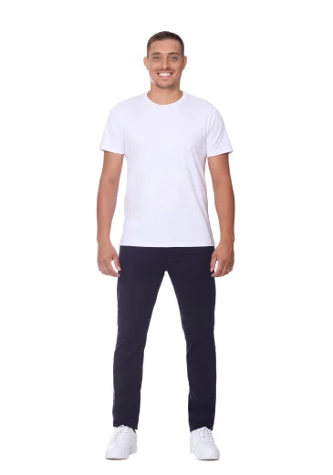 Camiseta Miguel Em Malha Pima Branca Hapuk Outono/Inverno 2025