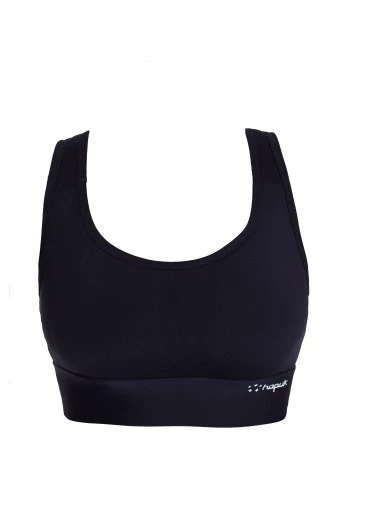Top Marilia Preto Fitness Hapuk Outono/Inverno 2025