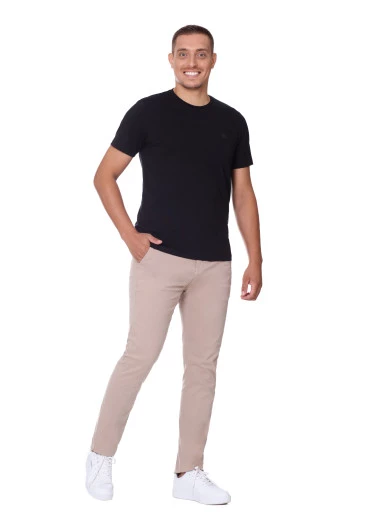 Camiseta Marcos Em Malha Pima Preta Hapuk Outono/Inverno 2025