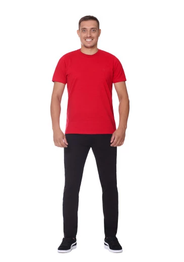 Camiseta Daniel Vermelho Algodão Hapuk Outono/Inverno 2025