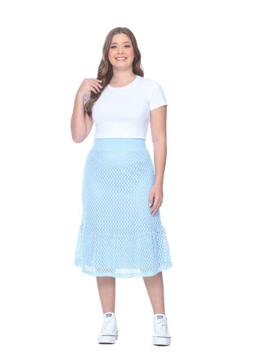 Blusa Luiza Em Malha Pima Branca Hapuk Alto Verão 2025