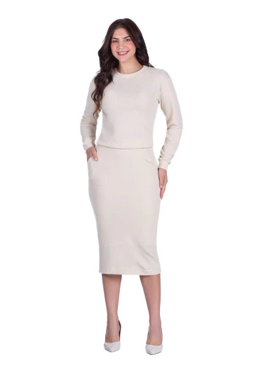 Blusa Maura Beje Hapuk Outono/Inverno 2024