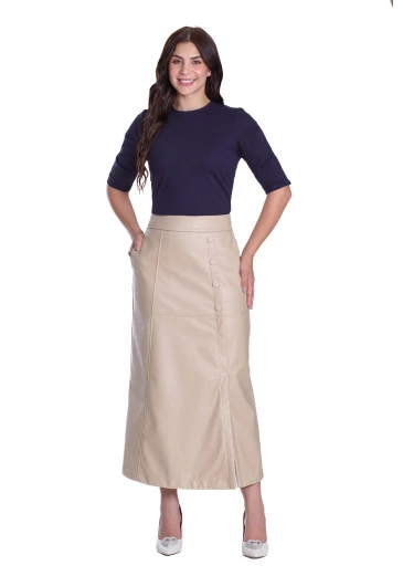 Blusa Tábata Em Malha Piquet Azul Marinho Hapuk Outono/Inverno 2025
