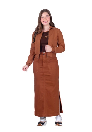 Jaqueta Lucy Em Molecotton Caramelo Hapuk Outono/Inverno 2025