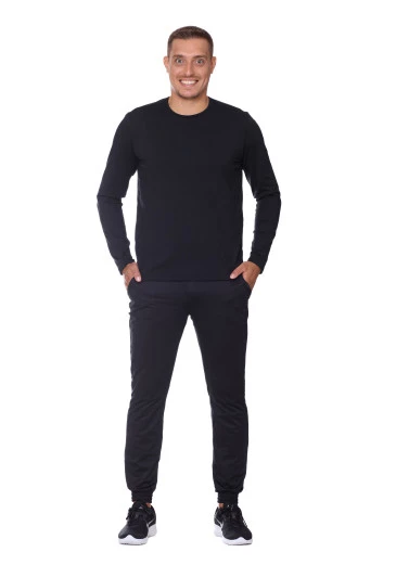 Camiseta Em Malha Térmica Diego Preta Hapuk  Outono/Inverno 2025
