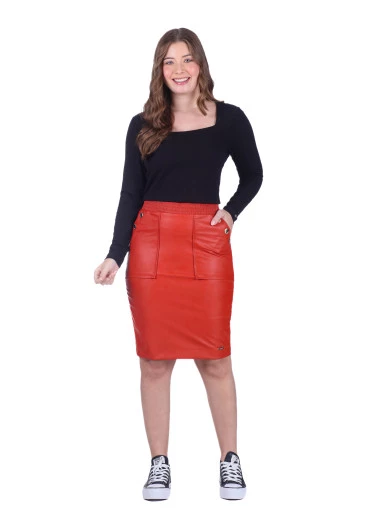 Blusa Ivanilde Em Malha Canelada Preto Hapuk Outono/Inverno 2025