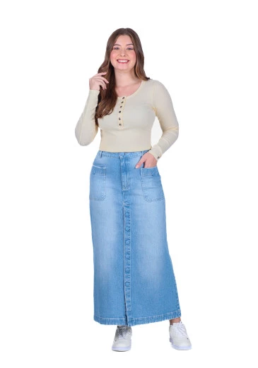 Blusa Natalie Em Malha Canelada Amarela Hapuk  Outono/Inverno 2025