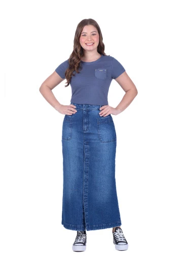 Blusa Eva Em Malha Texturizada Azul Hapuk Outono/Inverno 2025