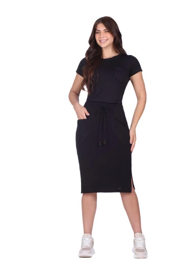 Blusa Elena Em Malha Lisa Preto Hapuk Outono/Inverno 2025