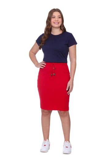 Conjunto Alice Em Malha Pima Azul Marinho Hapuk Outono/Inverno 2025