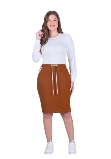 Conjunto Olivia Em Moletinho Off White Hapuk  Outono/Inverno 2025