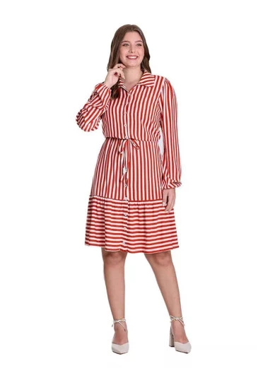Vestido Thayla Em Viscose Telha Hapuk Outono/Inverno 2025