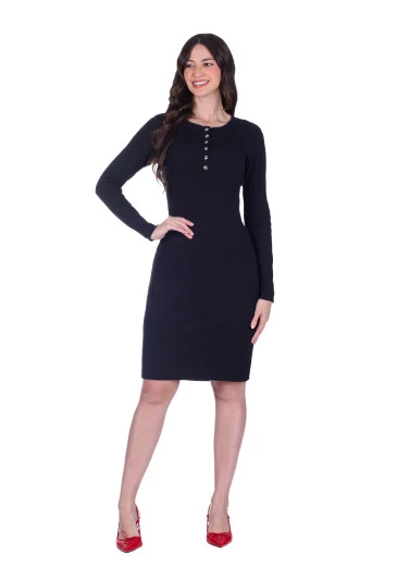 Vestido Glaucia Preta Hapuk Outono/Inverno 2024