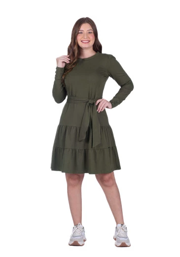 Vestido Bianca Verde Militar Hapuk Outono/Inverno 2024