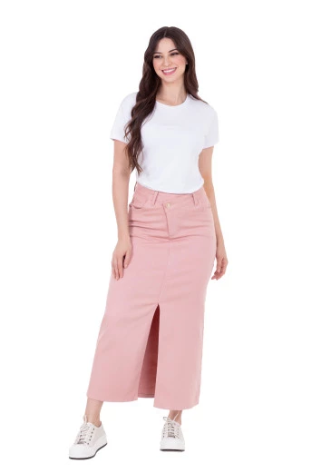 Blusa Raquel em Malha Pima com Estampa Frontal em Relevo Branca Hapuk Outono/Inverno 2024