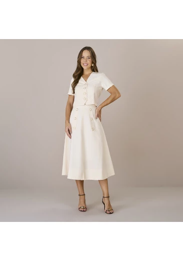 Conjunto Itany Em Linho Verano Tatá Martello Outono/Inverno 2025