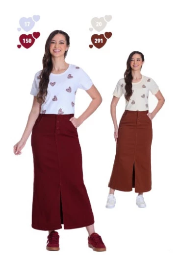 Vestido Saia Olivia Jeans Hapuk 2025