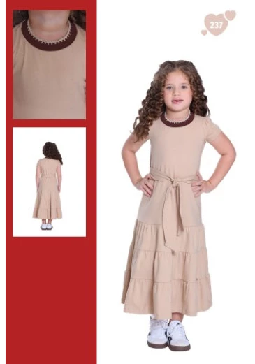 Vestido Taiany confeccionado em Moletinho Hapuk 2025