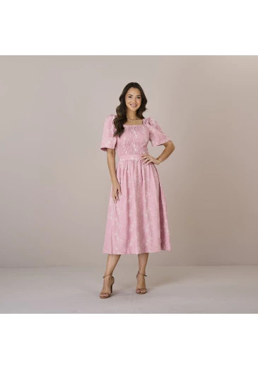 Conjunto Helen Em Crepe Memphis Rosa Tatá Martello Outono/Inverno 2025