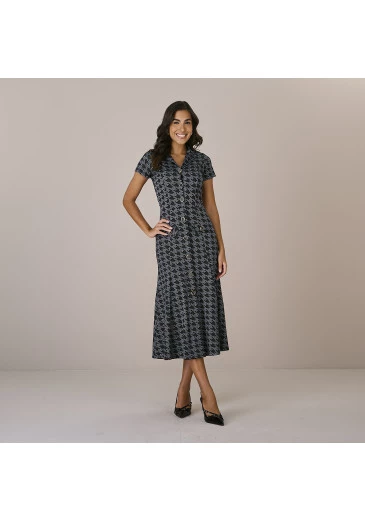Vestido Naty Em Alfaiataria Classic Tatá Martello Outono/Inverno 2025