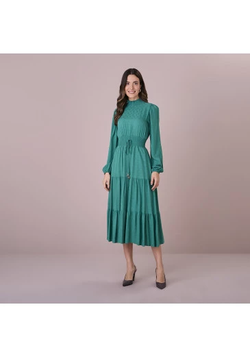 Vestido Malu Verde Tata Martelo Outono/Inverno 2025