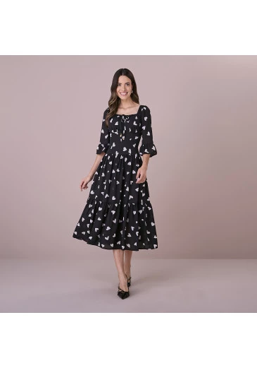 Vestido Helora Preto Tata Martelo Outono/Inverno 2025